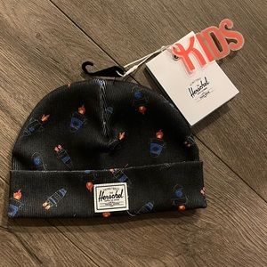6-18m Herschel black rocket beanie